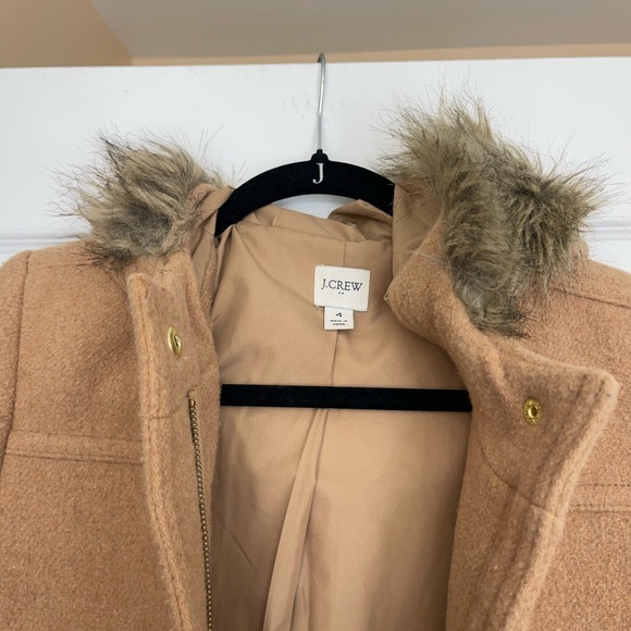J Crew Camel Coat - Picture 2 of 5